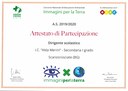 ATTESTATO GREEN CROSS ITALIA AL NOSTRO ISTITUTO PER LA XXVIII EDIZIONE CONCORSO DI EDUCAZIONE AMBIENTALE
