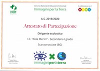 ATTESTATO GREEN CROSS ITALIA AL NOSTRO ISTITUTO PER LA XXVIII EDIZIONE CONCORSO DI EDUCAZIONE AMBIENTALE