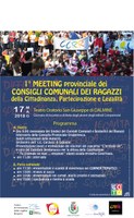 I NOSTRI CONSIGLI COMUNALI DEI RAGAZZI AL MEETING PROVINCIALE RETE S:O.S.