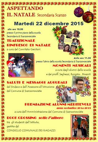 Locandina Natale 2015 - Sec. Scanzorosciate