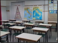 Aula della scuola primaria di Tribulina