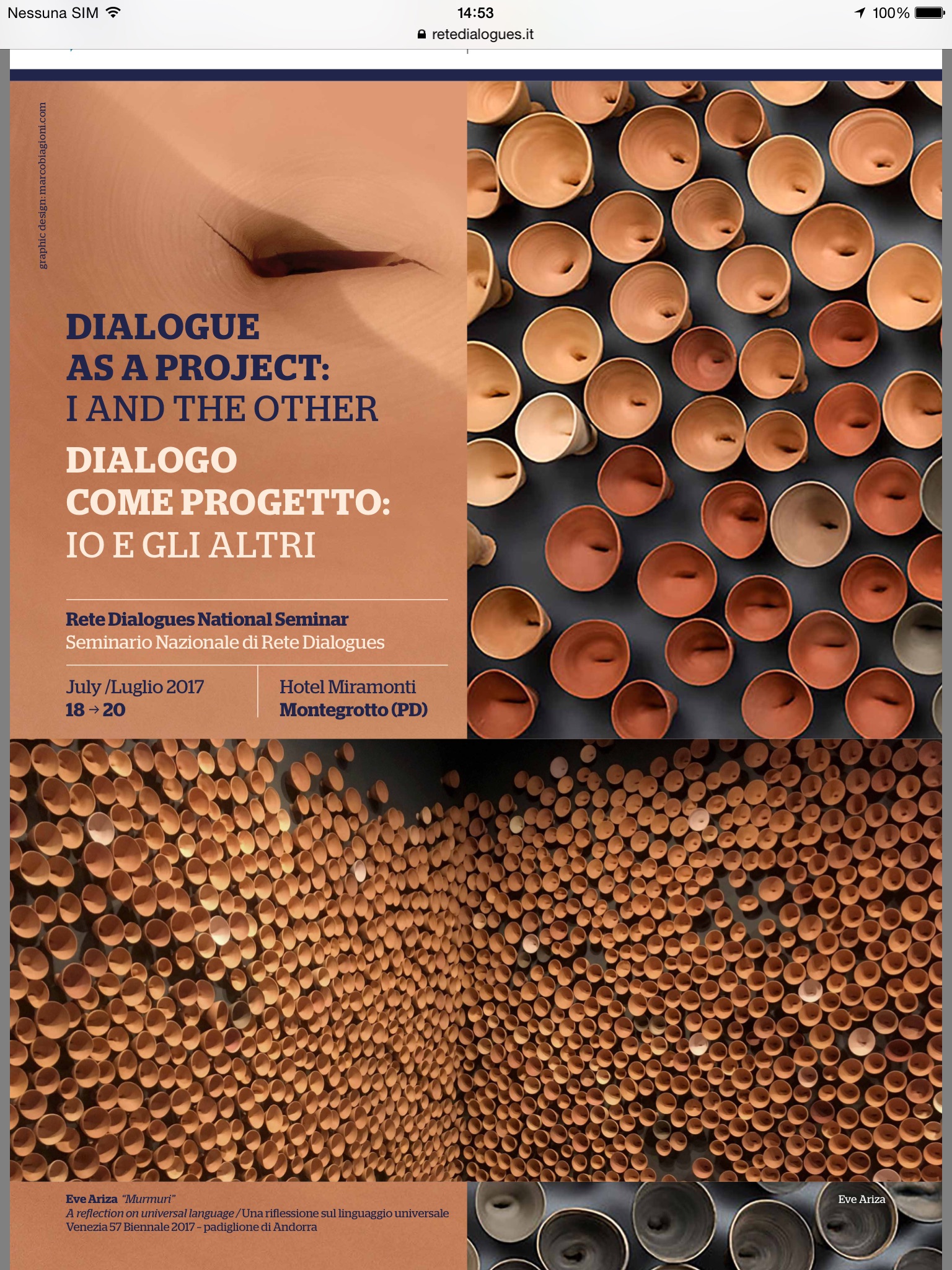 PARTECIPAZIONE AL CONVEGNO NAZIONALE DI RETE DIALOGUES